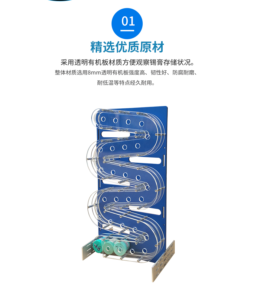 透明先進(jìn)先出架滑軌式設(shè)計(jì)