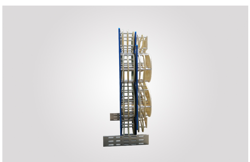 雙層錫膏滑軌先進(jìn)先出側(cè)面圖