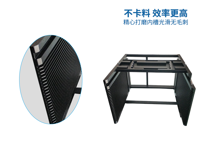 晶圓貼膜框架盒內(nèi)部滑槽細節(jié)處理